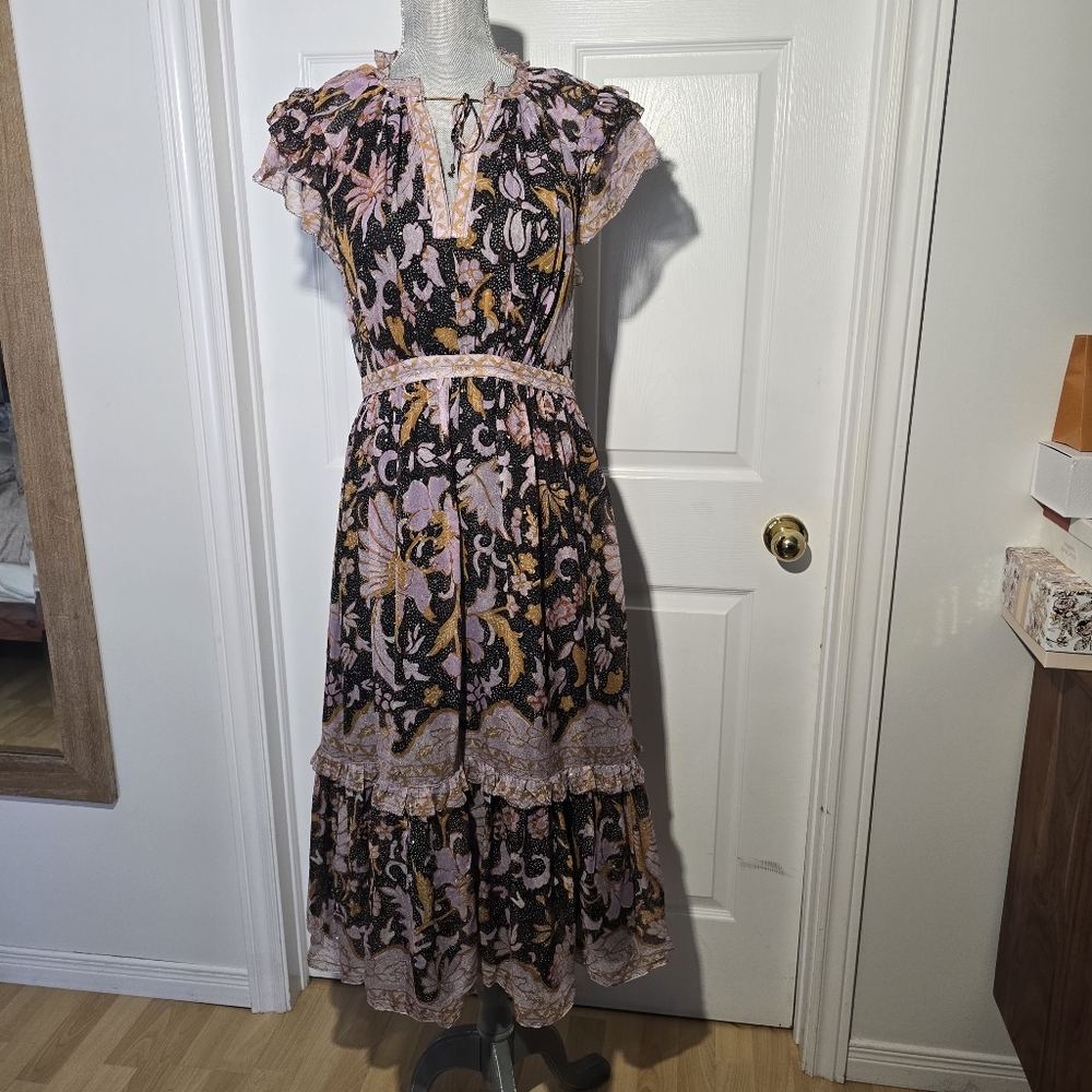 ULLA JOHNSON celestia Silk Dress - Picture 2 of 6
